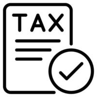 Tax Document Icons vector