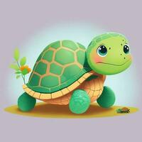 cute turtle illustration photo