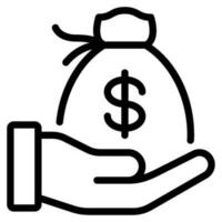 Money Bag Icons vector