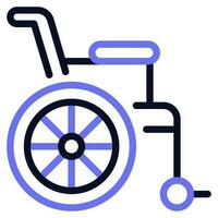 Wheelchair Icon illustration vector