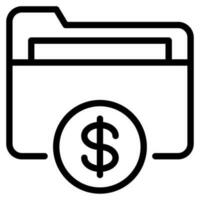 Investment Portfolio Icons vector