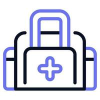 Medical Bag Icon vector