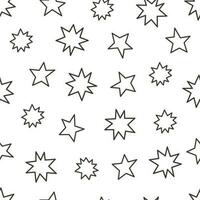 sin costura modelo con dibujos animados estrellas. vistoso vector plano estilo para niños. espacio. mano dibujo. bebé diseño para tela, imprimir, envoltura, textil