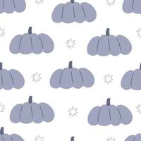 Autumn seamless pattern with cartoon pumpkins. season. nature theme. Design for fabric, print, textile, wrapping paper vector