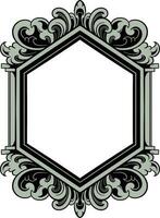 ornament pattern frame vector