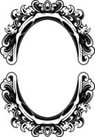 ornament pattern frame line art vector