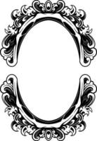 ornament pattern frame line art vector