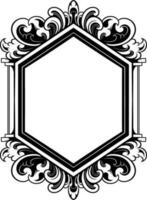 ornament pattern frame line art vector