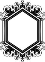 ornament pattern frame line art vector