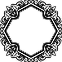 ornament pattern frame line art vector