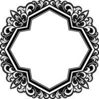 ornament pattern frame line art vector