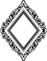 ornament pattern frame line art vector