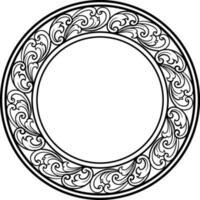 ornament pattern frame line art vector