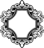 ornament pattern frame line art vector