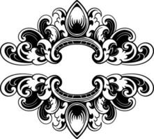 ornament pattern frame line art vector