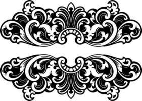 ornament pattern frame line art vector