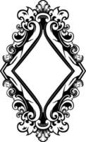 ornament pattern frame line art vector