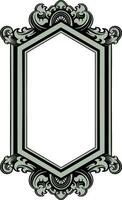 ornament pattern frame vector