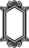 ornament pattern frame vector