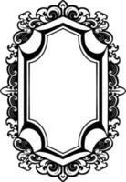 ornament pattern frame line art vector