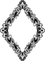 ornament pattern frame line art vector