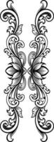 ornament pattern frame line art vector