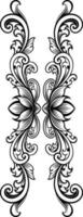 ornament pattern frame line art vector