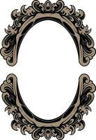 ornament pattern frame vector
