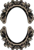 ornament pattern frame vector