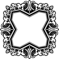 ornament pattern frame line art vector
