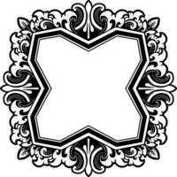 ornament pattern frame line art vector