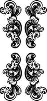 ornament pattern frame line art vector