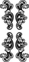 ornament pattern frame line art vector