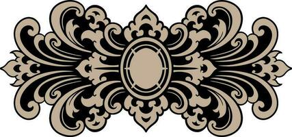 ornament pattern frame vector