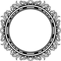 ornament pattern frame line art vector