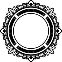ornament pattern frame line art vector
