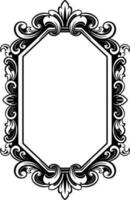 ornament pattern frame line art vector