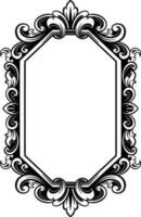 ornament pattern frame line art vector