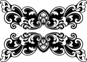 ornament pattern frame line art vector