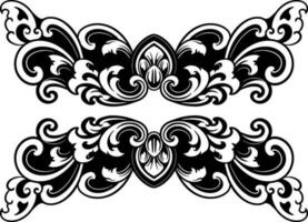 ornament pattern frame line art vector