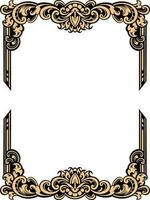 ornament pattern frame vector