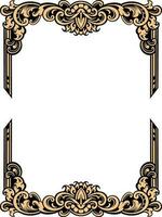 ornament pattern frame vector