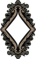 ornament pattern frame vector