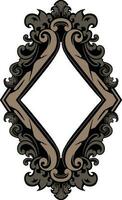 ornament pattern frame vector