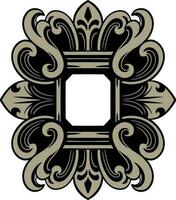ornament pattern frame vector
