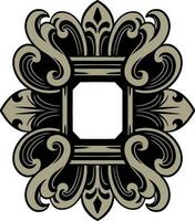 ornament pattern frame vector