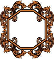 ornament pattern frame vector