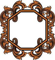 ornament pattern frame vector