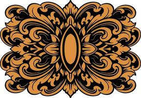 ornament pattern frame vector