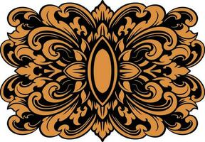 ornament pattern frame vector